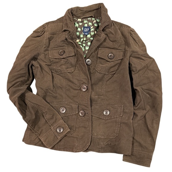 GAP Jackets & Blazers - Gap sz 8 women’s Corduroy Button-Front Blazer Jacket in Brown coat